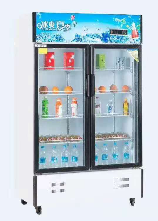 饮料柜保鲜冷藏展示单门双门商用超市冰箱立式冷柜小型冰柜大容量